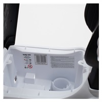 Baby Mix POLICE white baby bouncer with sound and guide bar