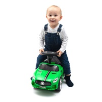 Baby Mix RACER green baby bouncer with sound