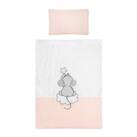 6-piece bedding Belisima Cute Mouse 90/120 pink