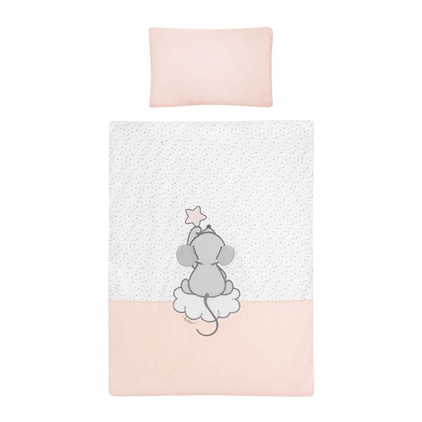 6-piece bedding Belisima Cute Mouse 90/120 pink