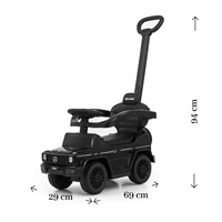 Scooter with guide bar MERCEDES G350d Milly Mally black