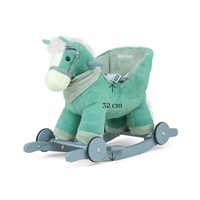 Rocking horse with melody and wheels Milly Mally Polly mint