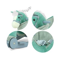 Rocking horse with melody and wheels Milly Mally Polly mint