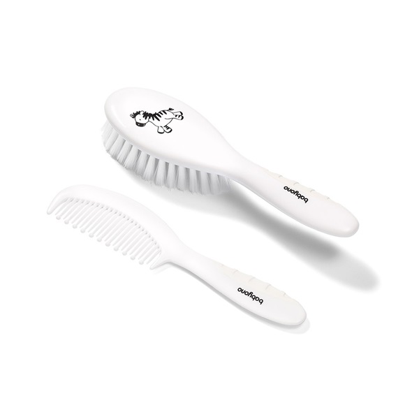 Baby Ono white toothbrush and comb