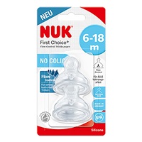 Nuk Flow Control Teat 6-18 m 2 pcs