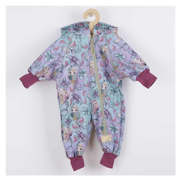 Softshell Infant Jumpsuit New Baby Mermaids, size 80 (9-12m)