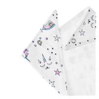 Infant neck scarf bib Akuku Unicorn