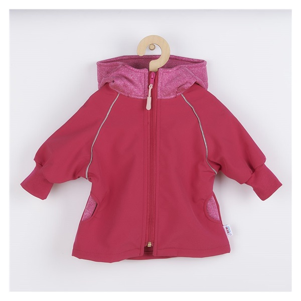 Softshell baby jacket New Baby pink, size 68 (4-6m)