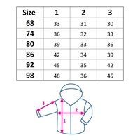 Softshell baby jacket New Baby pink, size 68 (4-6m)