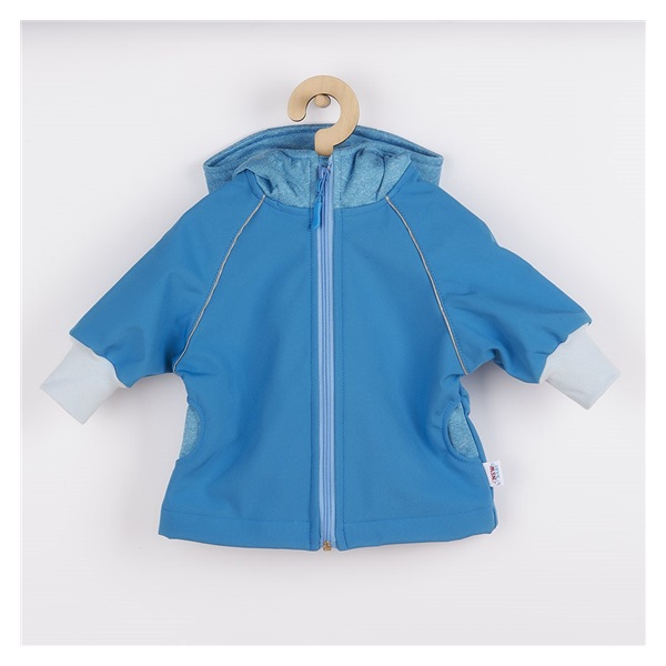 Softshell baby jacket New Baby blue, size 74 (6-9m)