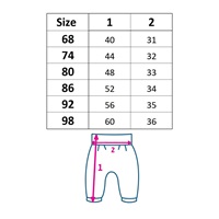 Softshell Infant Pants New Baby Blue, size 74 (6-9m)