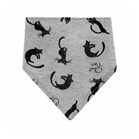 Baby bib neck scarf Akuku Cats