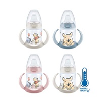 NUK Winnie the Pooh baby bottle with temperature control 150 ml grey