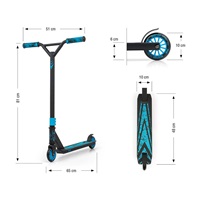 Kids freestyle scooter Milly Mally BUSTER blue
