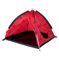 Baby tent Baby Mix Ladybug with tunnel red