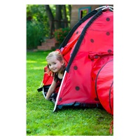 Baby tent Baby Mix Ladybug with tunnel red