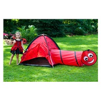 Baby tent Baby Mix Ladybug with tunnel red