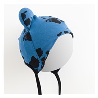 Baby cotton cap with ears New Baby paw blue, size 68 (4-6m)