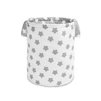 Sensillo toy basket stars grey