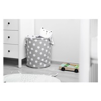 Sensillo toy basket stars grey