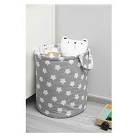 Sensillo toy basket stars grey