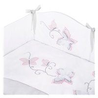 3-piece bedding Belisima Butterfly 90/120 grey