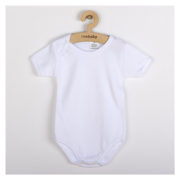 Luxury short sleeve body New Baby - white, size 62 (3-6m)