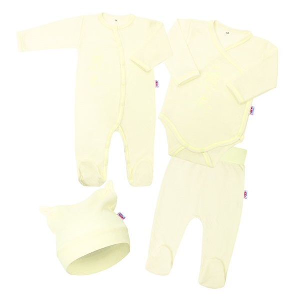 New Baby Good Friends Beige Cotton Baby Kit, size 68 (4-6m)