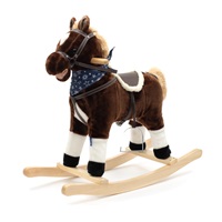 Baby Mix Baron rocking horse with melody and scarf