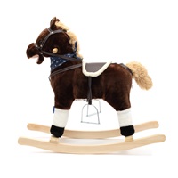 Baby Mix Baron rocking horse with melody and scarf