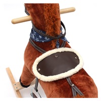 Rocking horse with melody and scarf Baby Mix Dominik