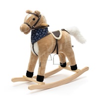 Rocking horse with melody and scarf Baby Mix Filípek