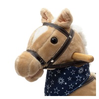 Rocking horse with melody and scarf Baby Mix Filípek