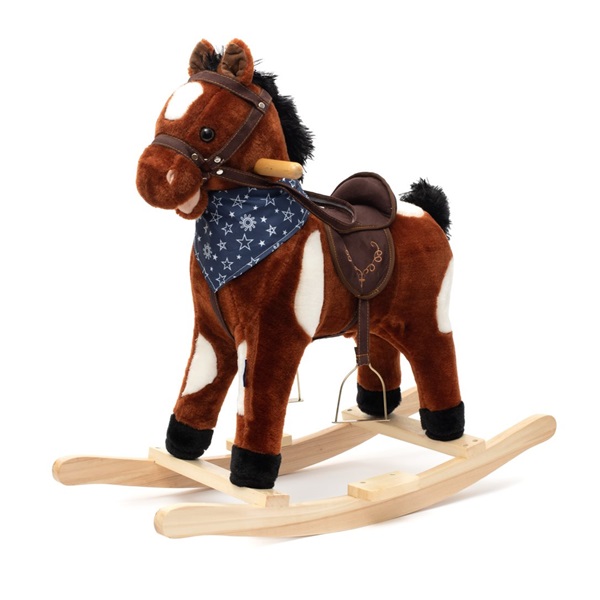 Baby Mix Arthur rocking horse with melody and scarf