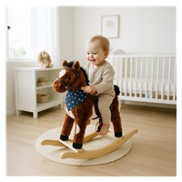 Baby Mix Arthur rocking horse with melody and scarf