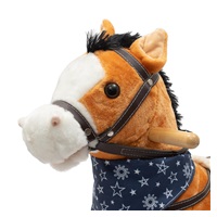 Baby Mix Lightning rocking horse with melody and scarf