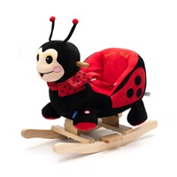 Rocking toy with melody Baby Mix ladybug