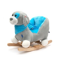 Rocking toy with melody Baby Mix doggy blue