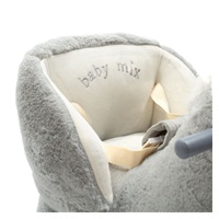 Rocking toy with melody Baby Mix horse grey