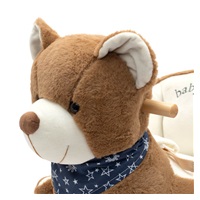 Rocking toy with melody Baby Mix brown teddy bear