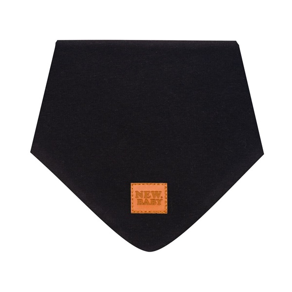 New Baby Favorite black cotton baby scarf M, size M