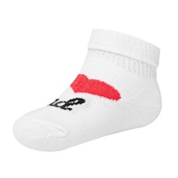 Baby Cotton Socks New Baby I Love Mum and Dad White, size 56 (0-3m)