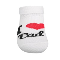 Baby Cotton Socks New Baby I Love Mum and Dad White, size 62 (3-6m)