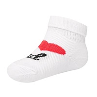 Baby Cotton Socks New Baby I Love Mum and Dad White, size 62 (3-6m)