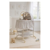 Multifunctional cradle crib for baby New Baby stars grey