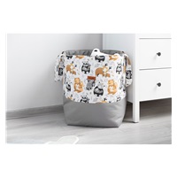 Sensillo toy basket grey