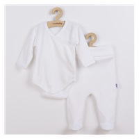 2 Piece Infant Set New Baby Practical White Boy, size 68 (4-6m)