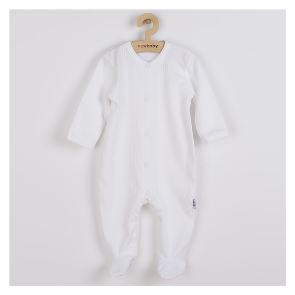 New Baby Practical White Boy Cotton Jumpsuit, size 80 (9-12m)