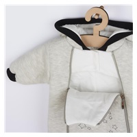 Koala Star Vibes Winter Infant Jumpsuit with Hood Pink, size 56 (0-3m)