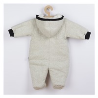 Koala Star Vibes Winter Infant Jumpsuit with Hood Pink, size 56 (0-3m)